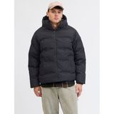 Jack & Jones Siyah Erkek Mont 12278749_JJESOHO Puffer Hood Sn - L