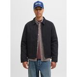 Jack & Jones Siyah Erkek Mont 12278797_JJEDOVER Worker Jacket Noo - 2XL