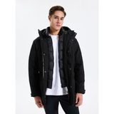 Jack & Jones Siyah Erkek Mont 12279243_JJFINN Softshell Parka