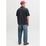 Jack & Jones Siyah Erkek Regular Fit Gömlek 12288594 Jjebreeze Resort Shırt - XL