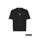 Jack & Jones Siyah Erkek Regular Fit Logo Baskılı T-Shirt 12306238 Jorrude Tee Crw Neck BSS26