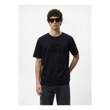 Jack & Jones Siyah Erkek Regular Fit Logo Baskılı T-Shirt 12307780 Jcotone Tee Crw Neck BSS26