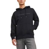 Jack & Jones Siyah Erkek Sweatshirt JJESTAR JJ SWEAT HOOD NOOS, M