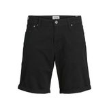 Jack & Jones Siyah Jpstrick Original Short Mid Şort, S, 12165892, Black, Erkek