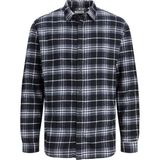 Jack & Jones Slim Fit Açık Mavi Erkek Gömlek 12237039_JJPLAIN Fall Check Shırt L - XL - Açik Mavi