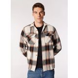 Jack & Jones Slim Fit Ekru Erkek Gömlek 12261170_JJDARREN FLANNEL OVERSHIRT