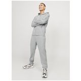 Jack & Jones Slim Fit Gri Melanj Erkek Eşofman Altı JPSTWILL JJCLOUD SWEAT PANTS NOOS
