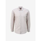 Jack & Jones Slim Fit Krem Erkek Gömlek Jjelınen Blend Shırt Ls Sn - 2XL