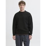 Jack Jones Soho Ollıe Relax Fit Erkek Kazak 12278924 - Siyah