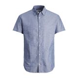 Jack & Jones Soluk Mavi Erkek Çocuk Gömlek Jjelinen Blend Shırt Ss Sn Jnr