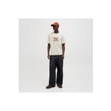 Jack & Jones Split Allover Print Branding Erkek Krem Tişört (12272993-ANW)