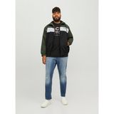 Jack & Jones Standart Koyu Yeşil Erkek Ceket 12243517_JJERUSH Hood Bomber Noos P - 3XL