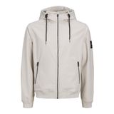 Jack & Jones Standart Krem Erkek Ceket 12236300-JJEBASIC SOFTSHELL HOOD NO, M