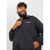 Jack & Jones Standart Siyah Erkek Ceket 12243517_JJERUSH Hood Bomber Noos P - 3XL