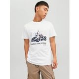 Jack & Jones T-shırt Erkek Beyaz