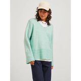 Jack & Jones V Yaka Rahat Kesim Mavi Kadın Kazak 12246506