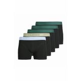 Jack Jones Wesley Solıd 5 Li Paket Erkek Boxer 12294699