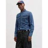 Jack Jones Western Erkek Jean Gömlek 12289219