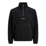 Jack & Jones Yarım Fermuarlı Sweatshirt - Soho, L, 12279680, Black, erkek