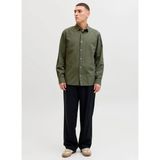 Jack & Jones Yeşil Erkek Regular Fit Gömlek 12288595 Jjebreeze Blend Shırt L/s - XL