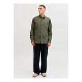 Jack & Jones Yeşil Erkek Regular Fit Gömlek 12288595 Jjebreeze Blend Shırt L/s