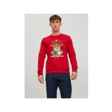 Jack & Jones Yılbaşı Temalı Kırmızı Sweatshirt