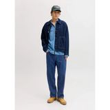 Jack & Jones Yüksek Bel Baggy Mavi Erkek Denim Pantolon 12289119 Jjıalex Jjorgınal At 637 - 34 - 30