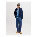Jack & Jones Yüksek Bel Baggy Mavi Erkek Denim Pantolon 12289119 JJIALEX JJORGINAL AT 637