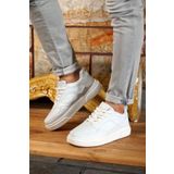 Jack Lion Erkek Beyaz Ortopedik Günlük Şık Tasarımlı Rahat Kalıp Sneaker Ayakkabı Efgjlmx30