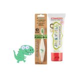 Jack N Jill Bebek Çocuk Diş Seti (Dino Diş Fırçası + Çilek Aromalı Macun 50g)