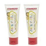 Jack N'Jill Çilek Aromalı 2x50 gr Doğal Diş Macunu