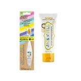 Jack N'Jill Jack N Jill Bebek Diş Fırçalama Seti (Fil&Dino Diş Fırçası + Muz Aromalı Macun 50g)