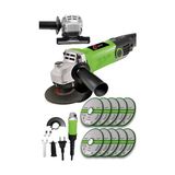Jack Power Devir Ayarlı Avuç Içi Spiral Taşlama Makinası 4500W 115-125 mm 5 Adet Disk