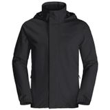 Jack Wolfskin 1111142 Stormy Point 2L JKT M Siyah Erkek Mont