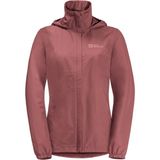 Jack Wolfskin 1111202 Stormy Point 2L Koyu Pembe Kadın Outdoor Ceket