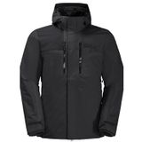 Jack Wolfskin 1115261-6000 Jasper 3in1 JKT Siyah Erkek Outdoor Montu