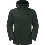 Jack Wolfskin 1115301-6000 Altenberg Siyah 3 in 1 Outdoor Erkek Mont