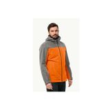 Jack Wolfskin 1115311_3981 Taubenberg 3IN1 JKT Turuncu Erkek Outdoor Ceket