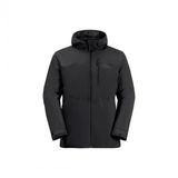 Jack Wolfskin 1115321-6000 Siyah Erkek Mont