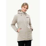 Jack Wolfskin 1115451-A0029STIRNBERG INS JKT W Kırık Beyaz Kapüşon Yaka Regular Fit Kadın Mont