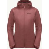 Jack Wolfskin 1115611-2191 Glaabach 3ın1 Jkt W Pembe Outdoor Kadın Mont