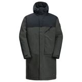 Jack Wolfskin 1116161-6502 Gri Heumarkt 2L Parka Unisex Uzun Outdoor Montu