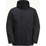 Jack Wolfskin 1116251-6000 Luntal 3in1 Jkt M Siyah Outdoor Erkek Mont