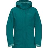 Jack Wolfskin 1116321 Luntal 3in1 W Outdoor Koyu Yeşil Kadın Mont