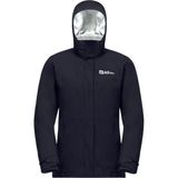 Jack Wolfskin 1116321 Luntal 3in1 W Outdoor Siyah Kadın Mont