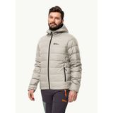 Jack Wolfskin 1207671_A0029ATHER DOWN HOODY Kırık Beyaz Kapüşon Yaka Regular Fit Kadın Mont