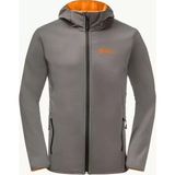 Jack Wolfskin 1307471-6185 Gri Bornberg Hoody Softshell Erkek Ceket