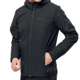 Jack Wolfskin 1307471-6350 Siyah Bornberg Hoody Günlük Erkek Mont