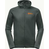 Jack Wolfskin 1710541-4161 Yeşil Baiselberg Hooded Fz M Erkek Polar Ceket