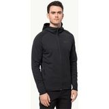Jack Wolfskin 1710541-6000 Siyah Baiselberg Hooded Fz Erkek Outdoor Ceket